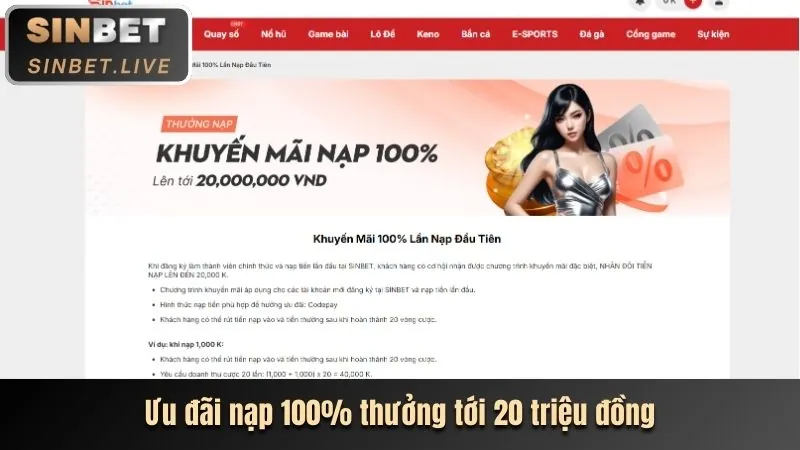 Ưu đãi chào mừng thành viên mới 123hero